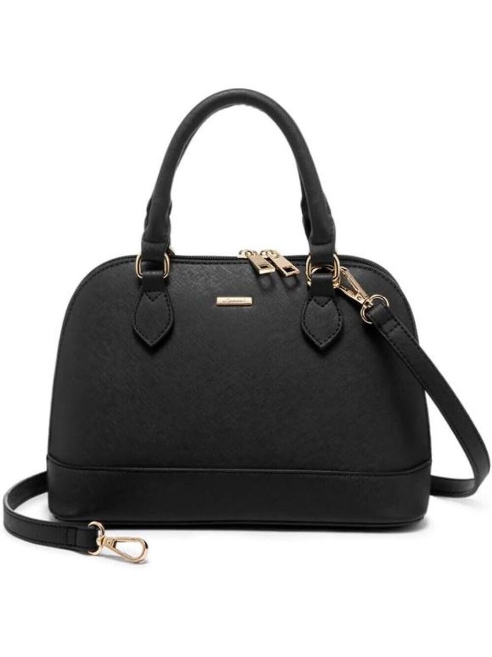 Women Crossbody Bag Small Purse Top Handle Shoulder Bag Vegan Leather Dome Satch